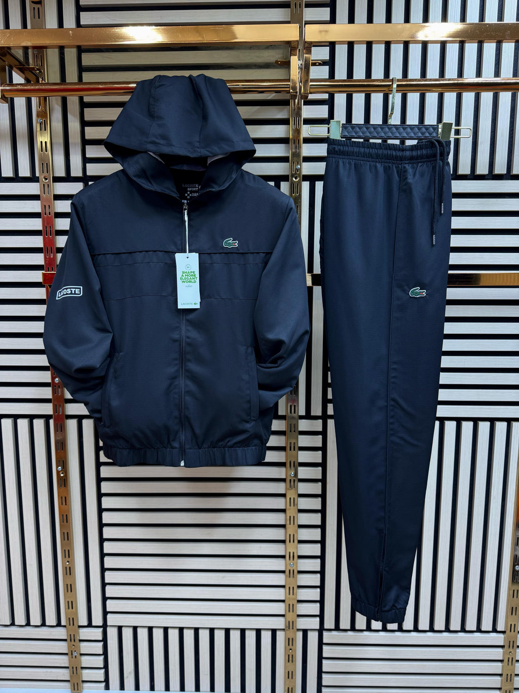 Chandal Lacoste Negro