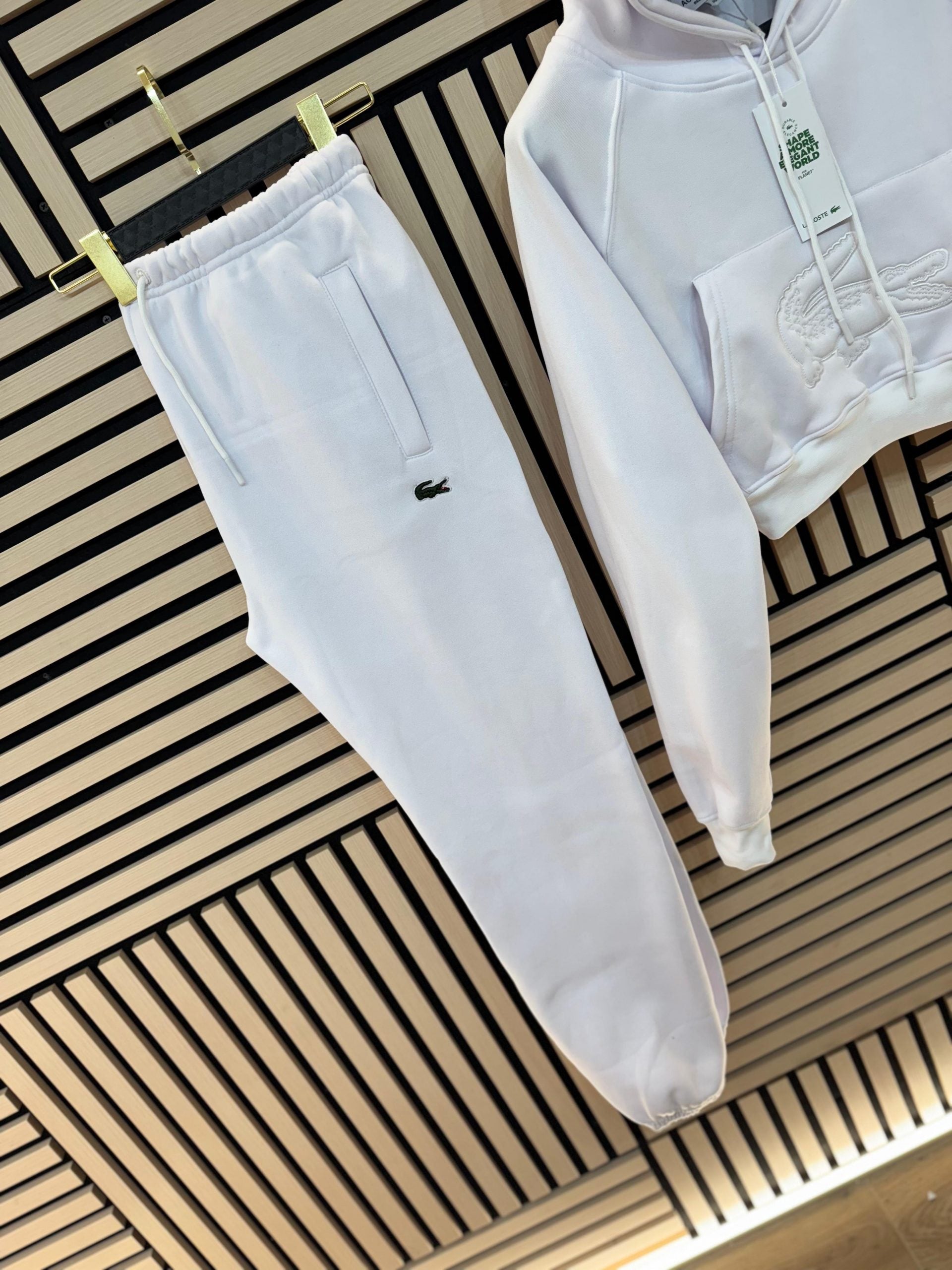 Chandal Lacoste mujer blanco