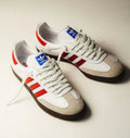 Zapatillas Adidas Samba Blanco Rojo