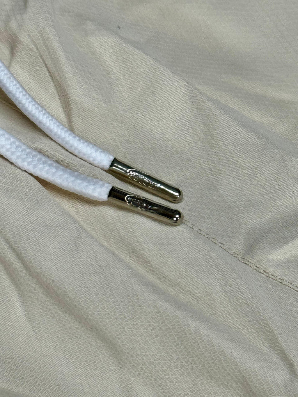 Chandal LACOSTE verde-crema