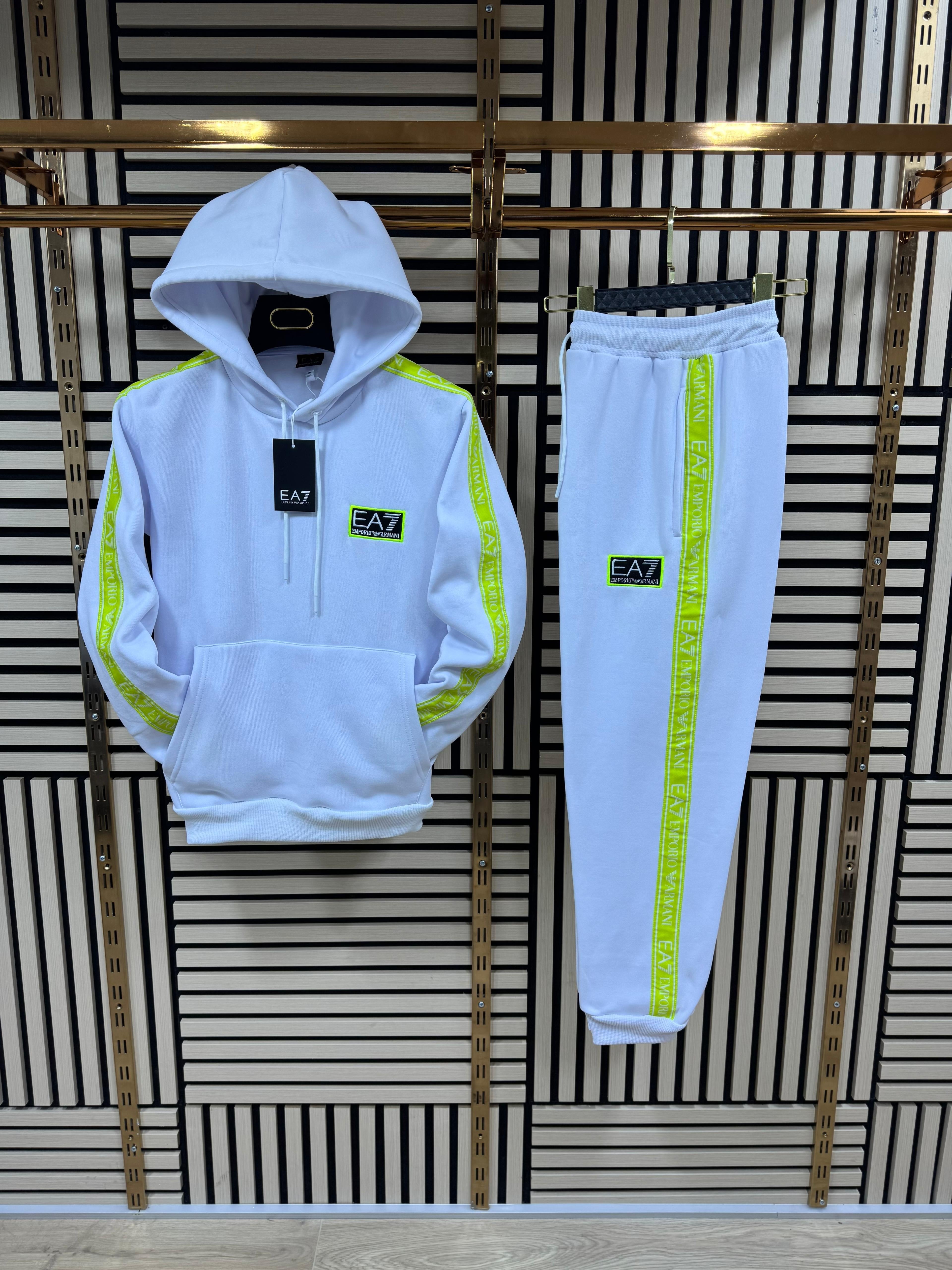 Chándal Emporio Armani Blanco y Amarillo