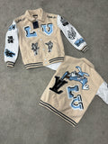CHAQUETA LOUIS VUITTON CREMA MAX calidad
