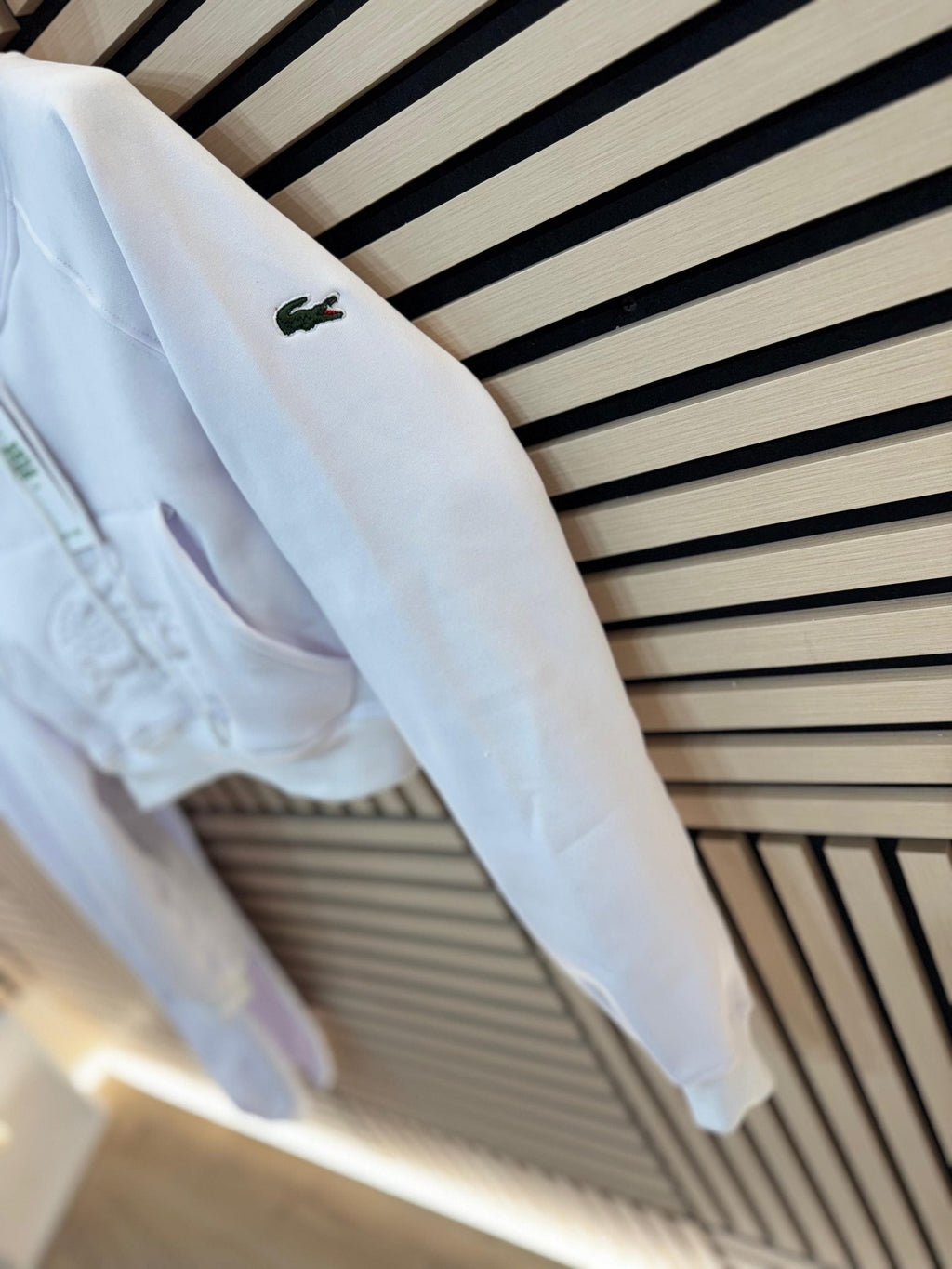 Chandal Lacoste mujer blanco