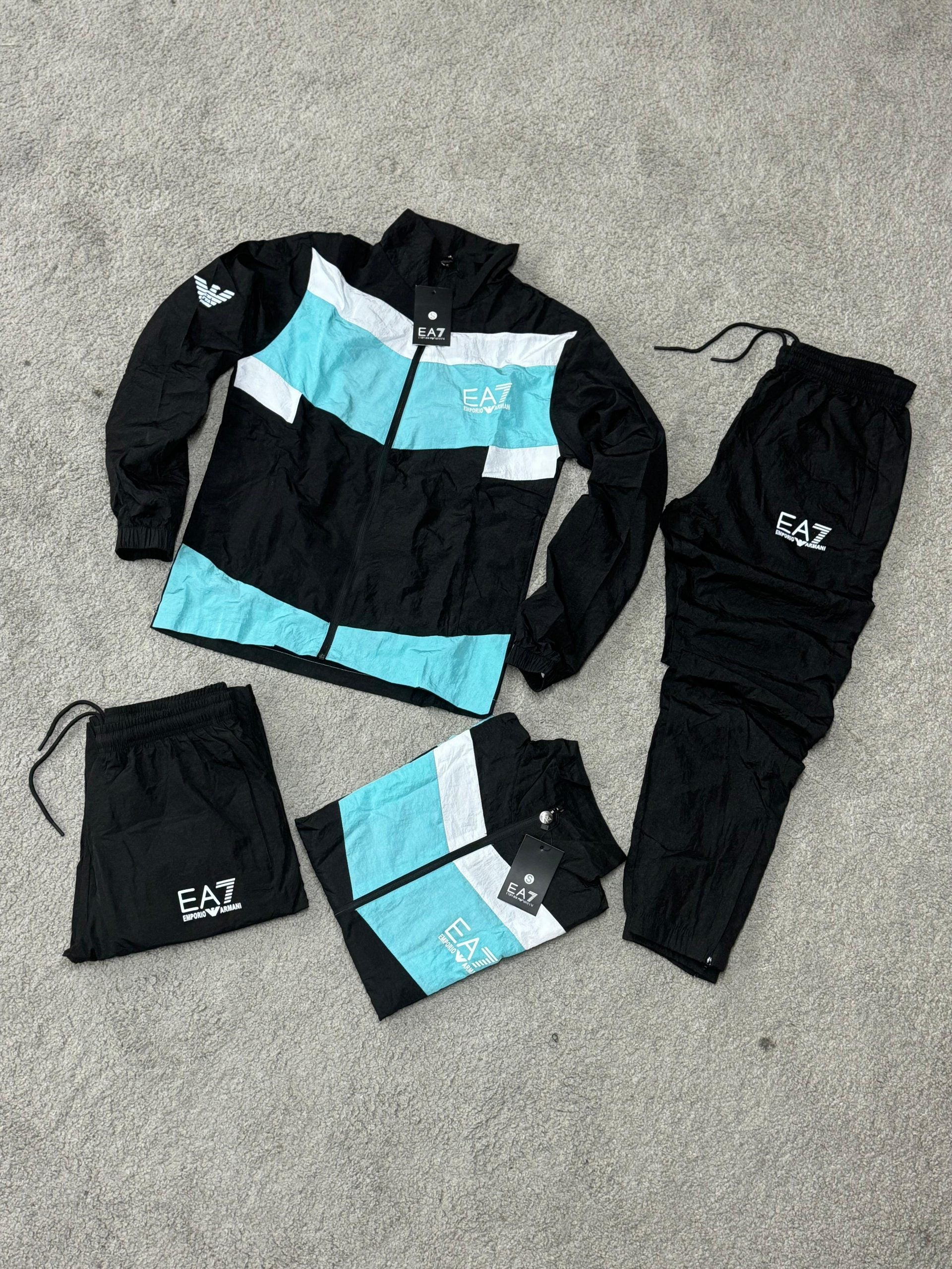 Chándal Emporio Armani Negro y Azul