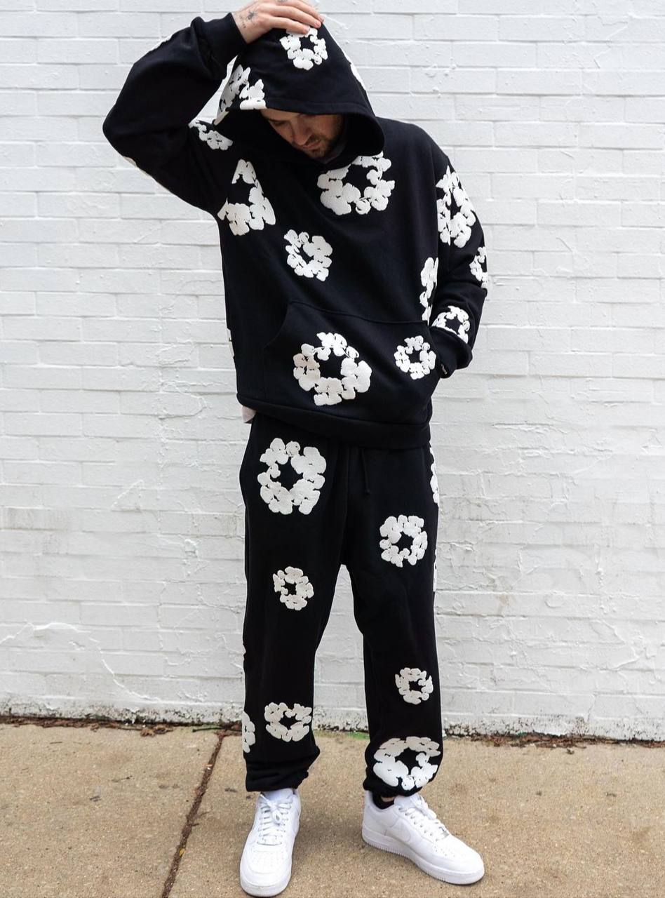 Conjunto Denim Tears Negro