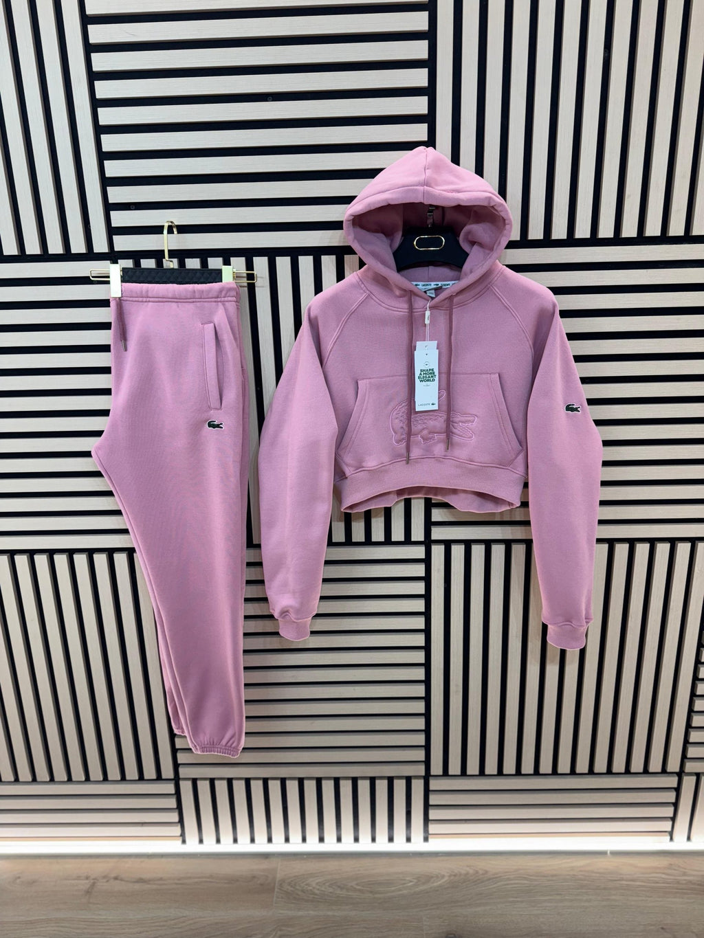 Chandal Lacoste mujer rosa