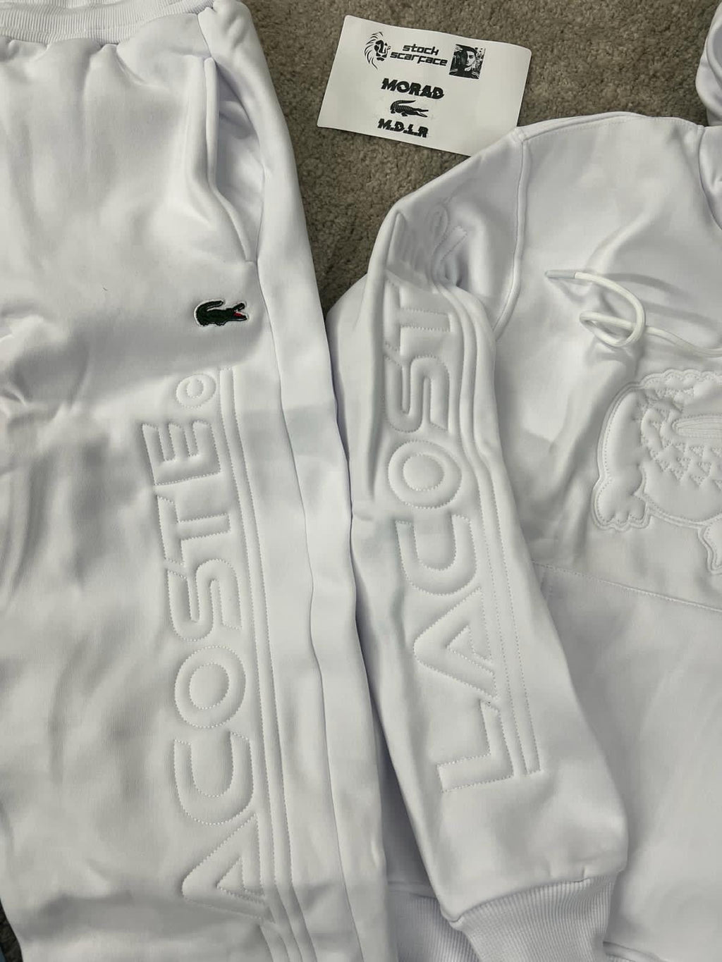 CHÁNDAL LACOSTE X MORAD BLANCO
