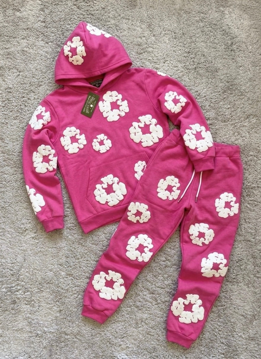 Conjunto Denim Tears Rosa