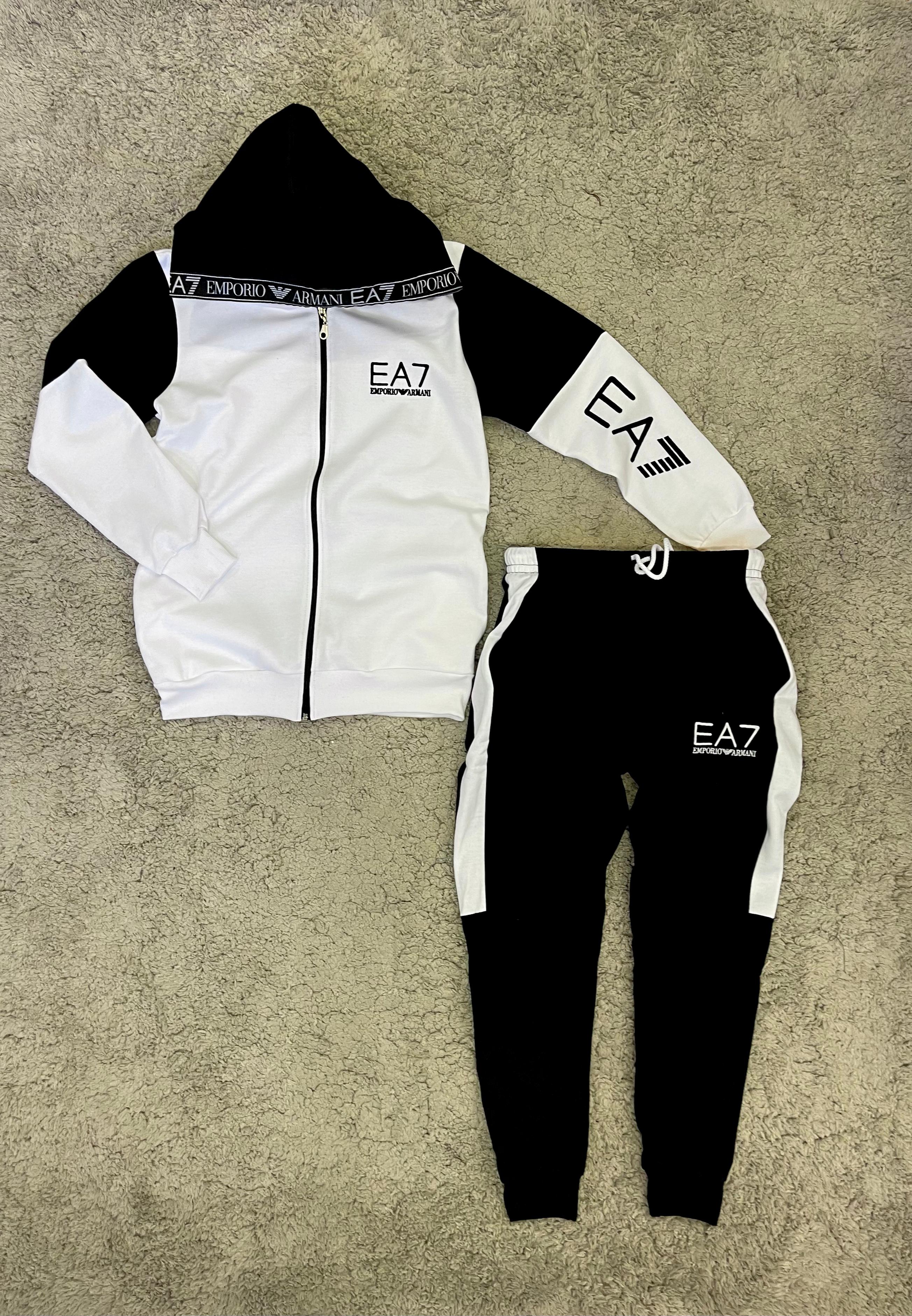 Chándal Emporio Armani Blanco y Negro