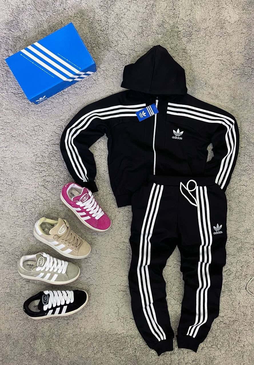 Chándal Adidas Chica Negro