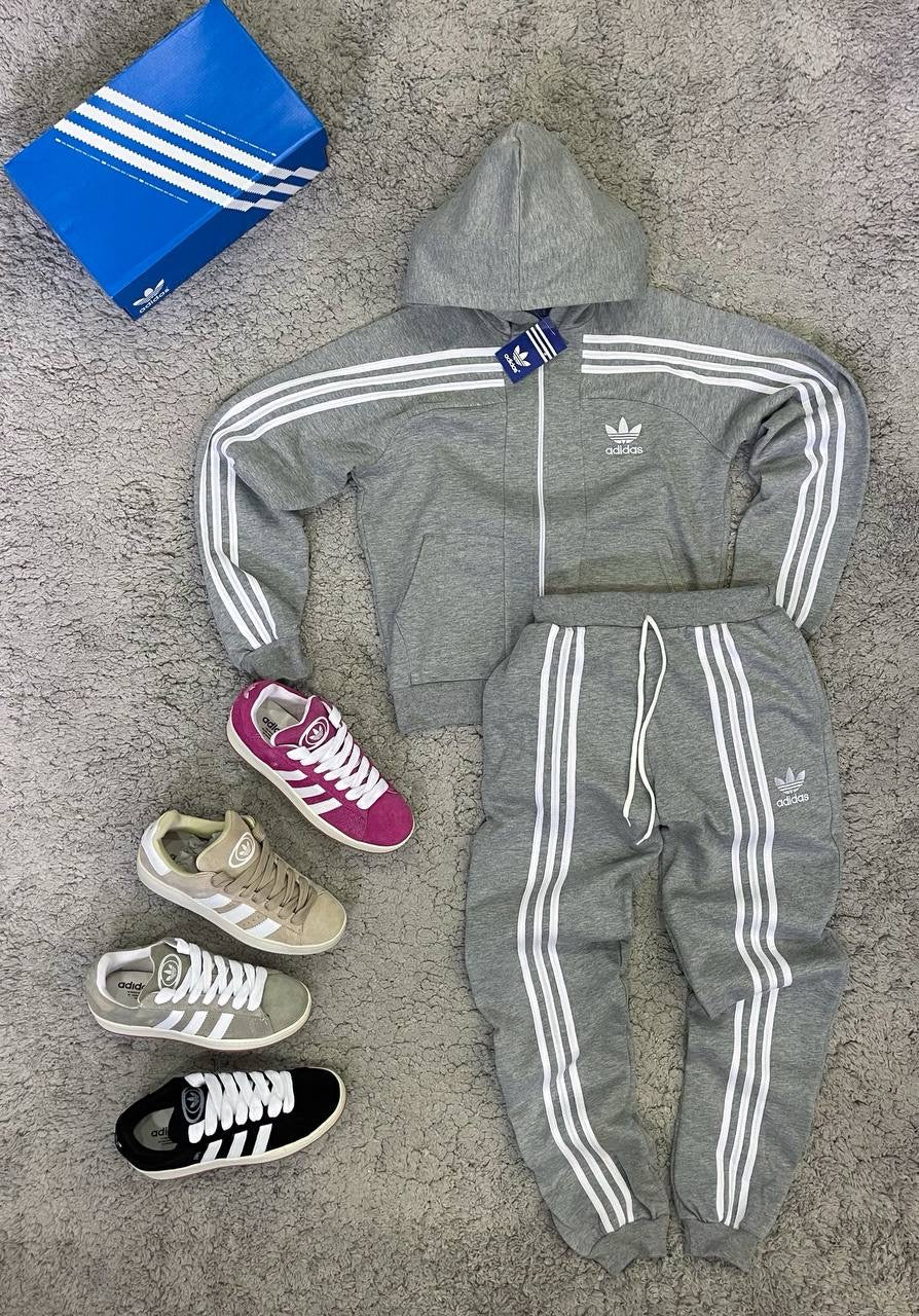 Chándal Adidas Chica Gris