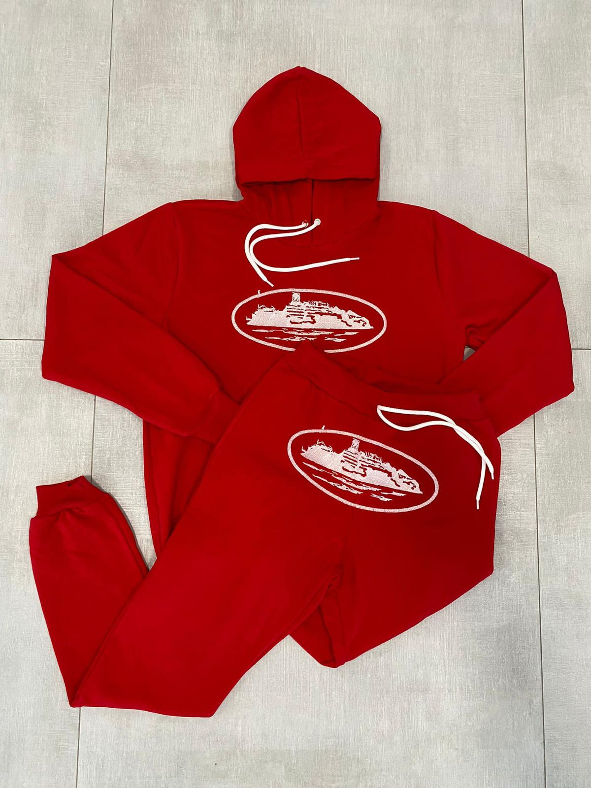 Conjunto Corteiz Trapstar Rojo